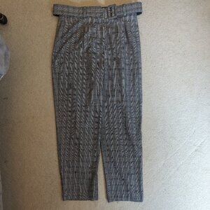 Le Chateau, Glen Check Viscose Blend Slim Leg Trouser